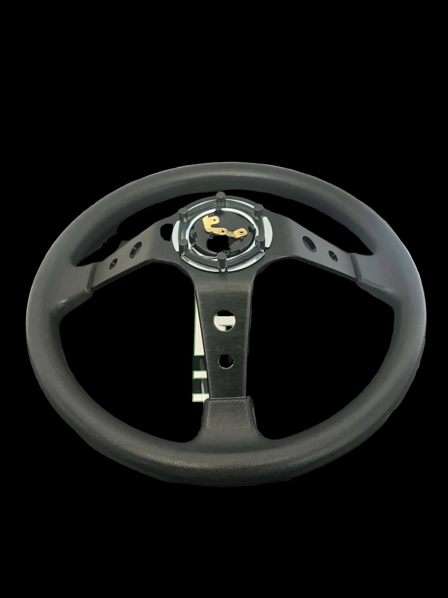 Deep dish steering wheel.