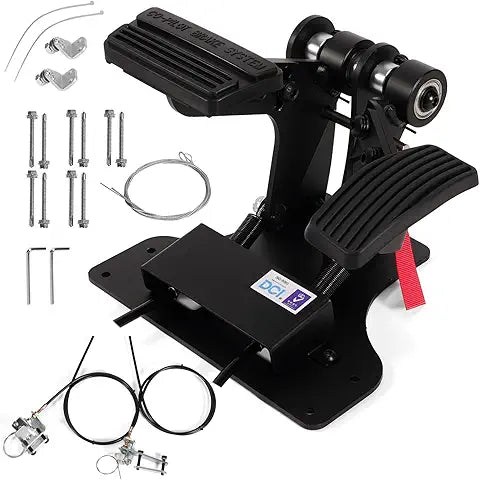 Deluxe Right-hand drive peddle kit universal fits any vehicle. Steering not included