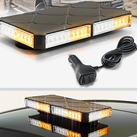 Rooftop caution light.