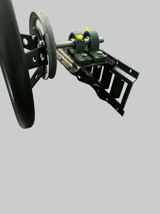 Universal dash mount complete with steering wheel and Bearing...and pulley.