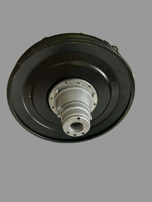 6 inch V- pully with steering wheel adapter...